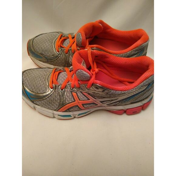 ASICS Gel-Exalt 2 T4B6N Running Training Shoes Silver Orange Women Size US 7 - Picture 10 of 11